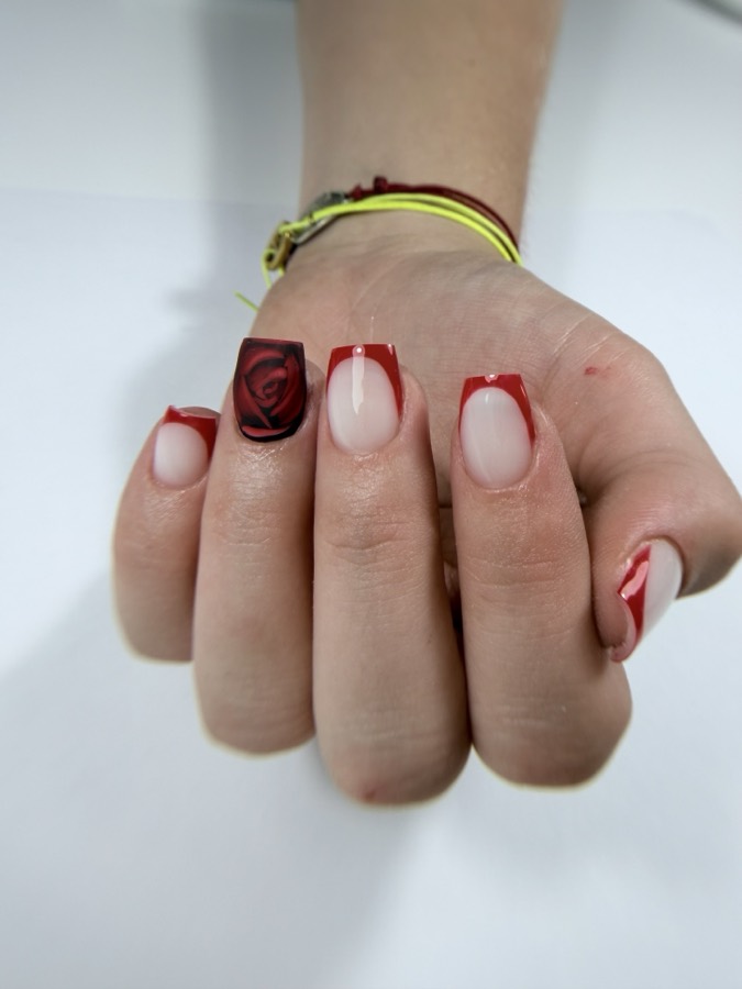 Réaliser une rose rouge effet relief